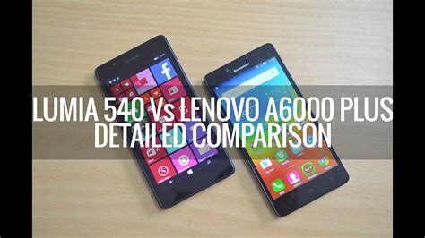 Lenovo A6000 Plus vs Nokia Lumia 920 Karşılaştırma